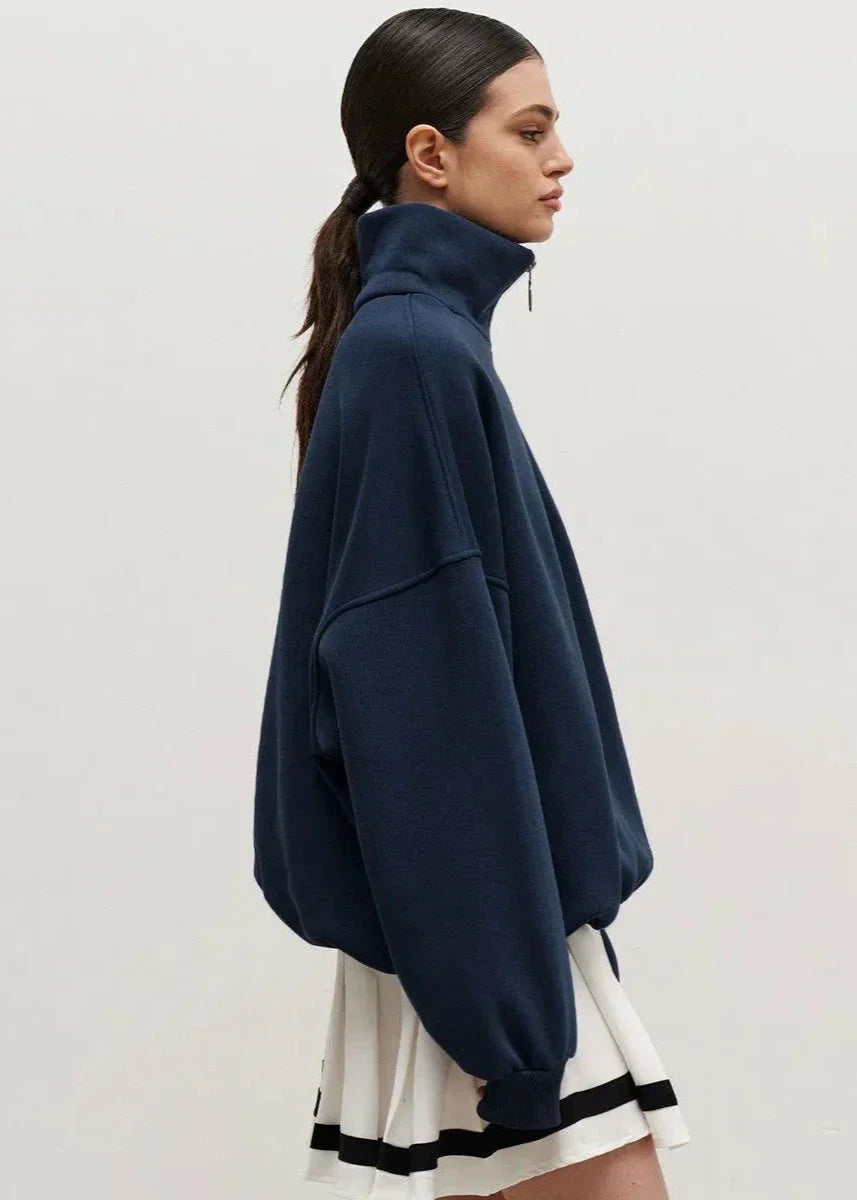 Sylvie | Relaxed Half-Zip Pullover
