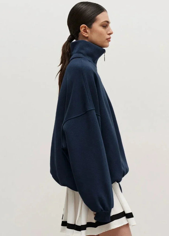 Sylvie | Relaxed Half-Zip Pullover