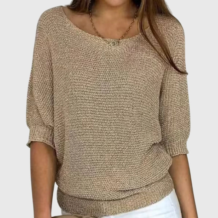 Grace | Relaxed Boat-Neck Sweater