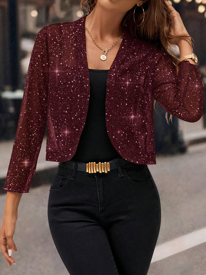 Sienna | Sparkling Cropped Jacket