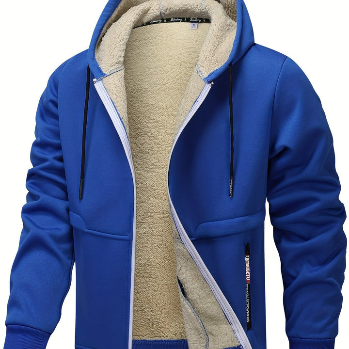 Leonard | Cosy Hooded Zip-Up Jacket