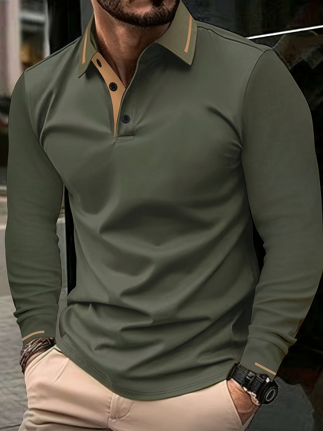 Russell | Refined Long-Sleeve Polo Shirt