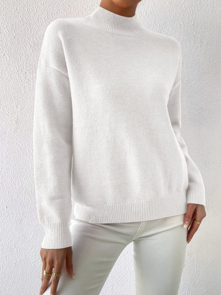 Sloane | Relaxed Mock Neck Jumper