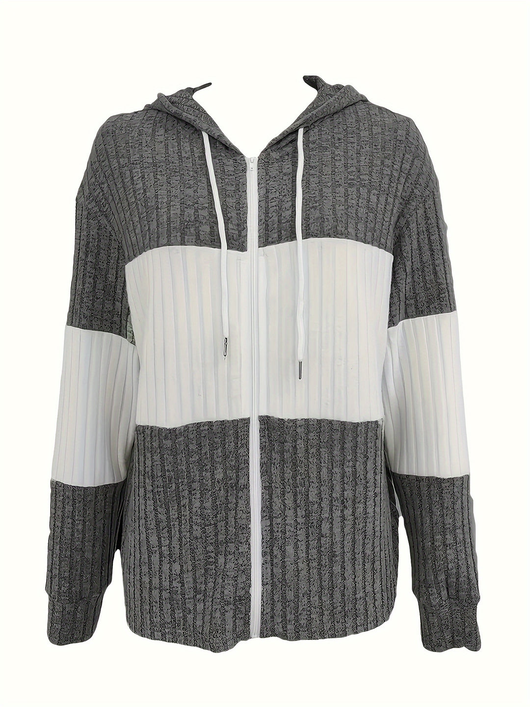 Lydia | Colour Block Hooded Jacket