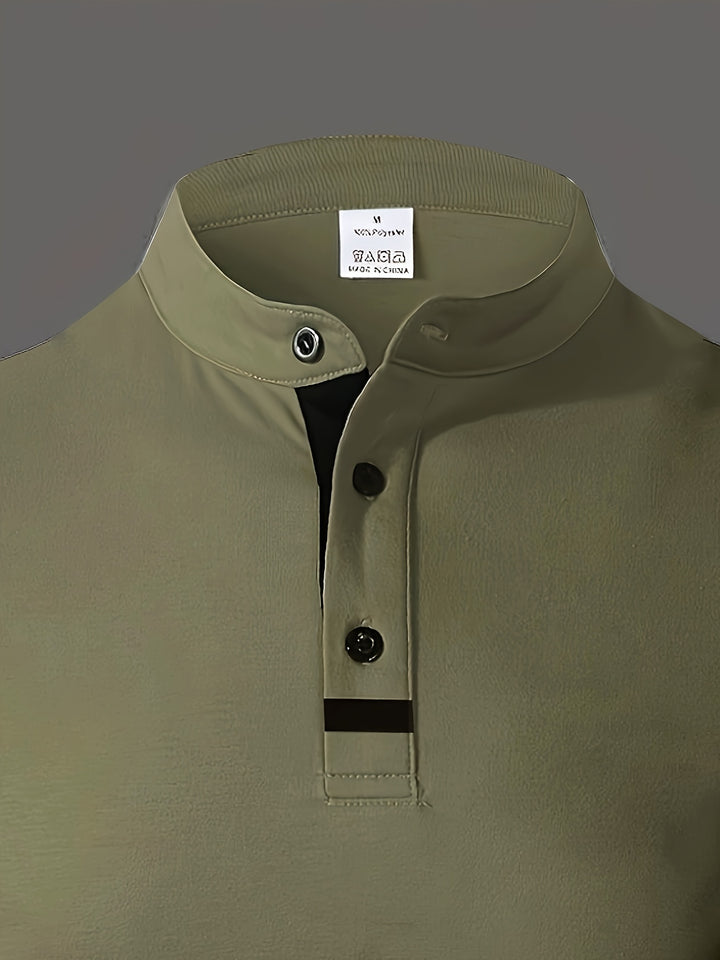 Clayton | Refined Long-Sleeve Polo Shirt
