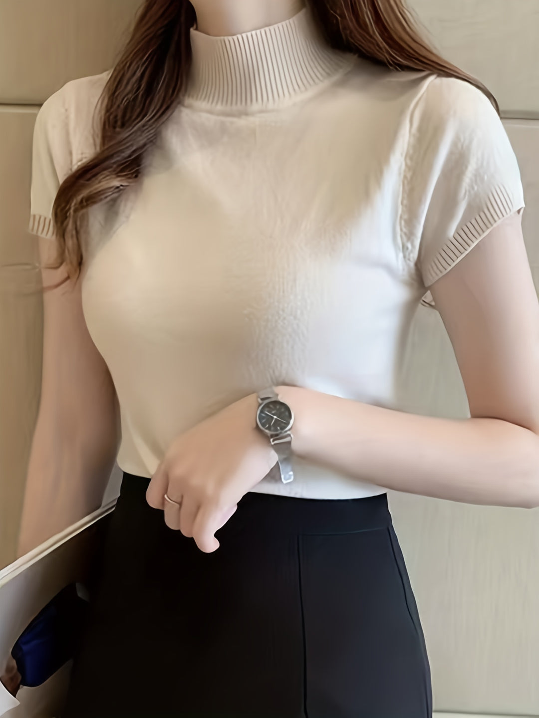 Louise | Refined Half-Neck Top