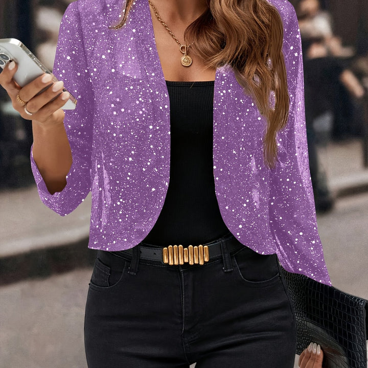 Sienna | Sparkling Cropped Jacket