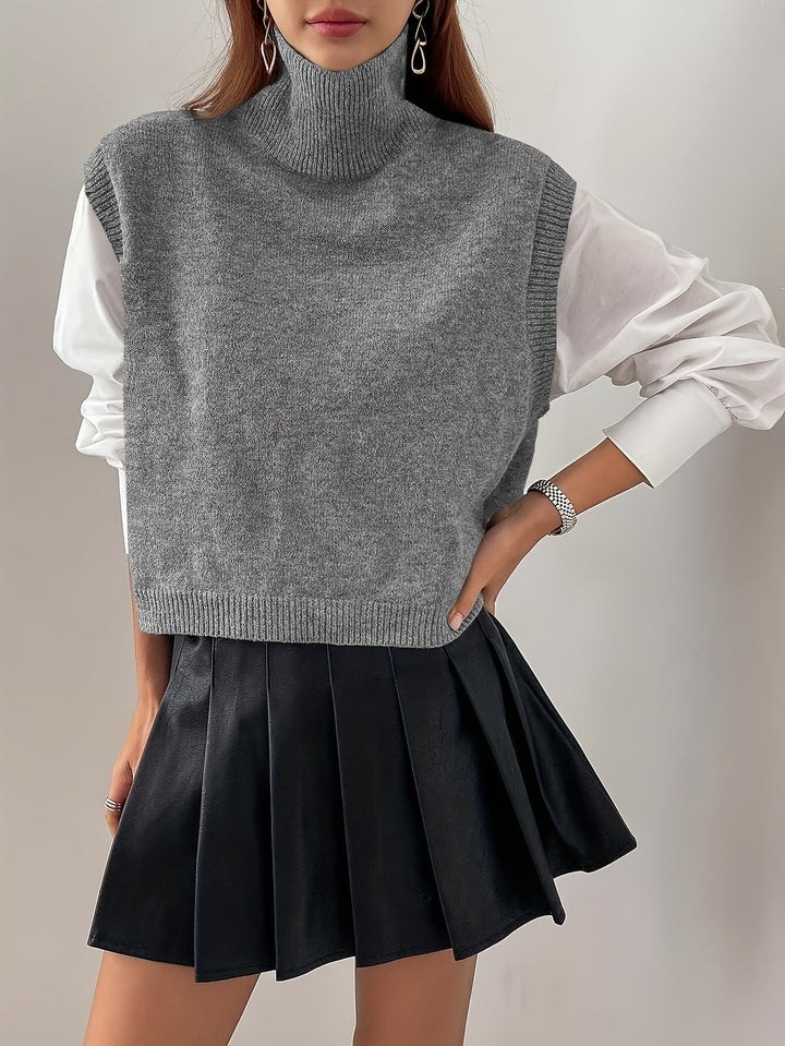 Eloora | High-Neck Sweater Vest