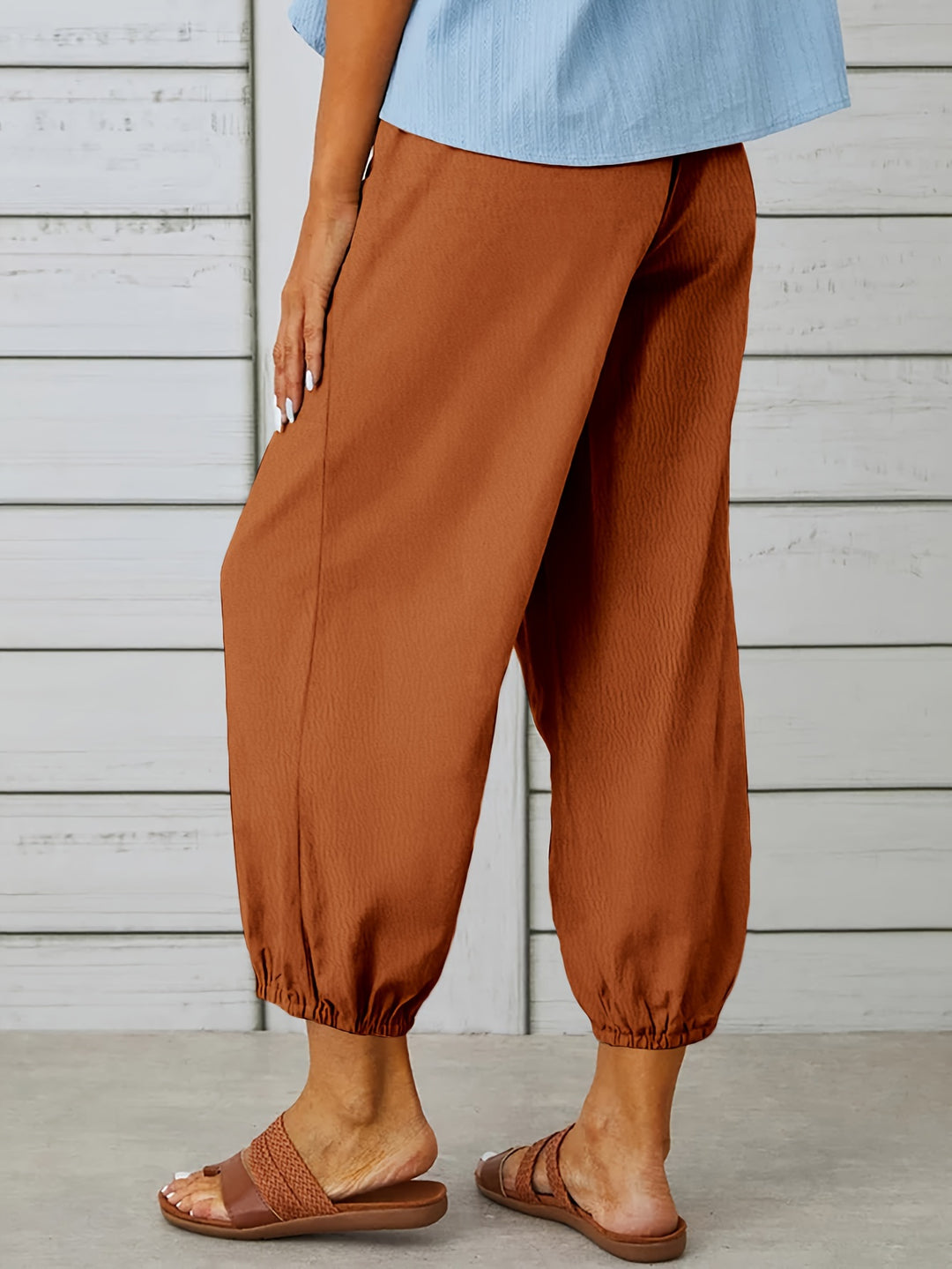Colleen | Relaxed Drawstring Capris