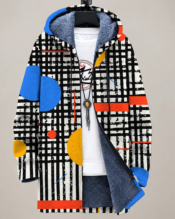 Fletcher | Bold Art-Print Hooded Jacket