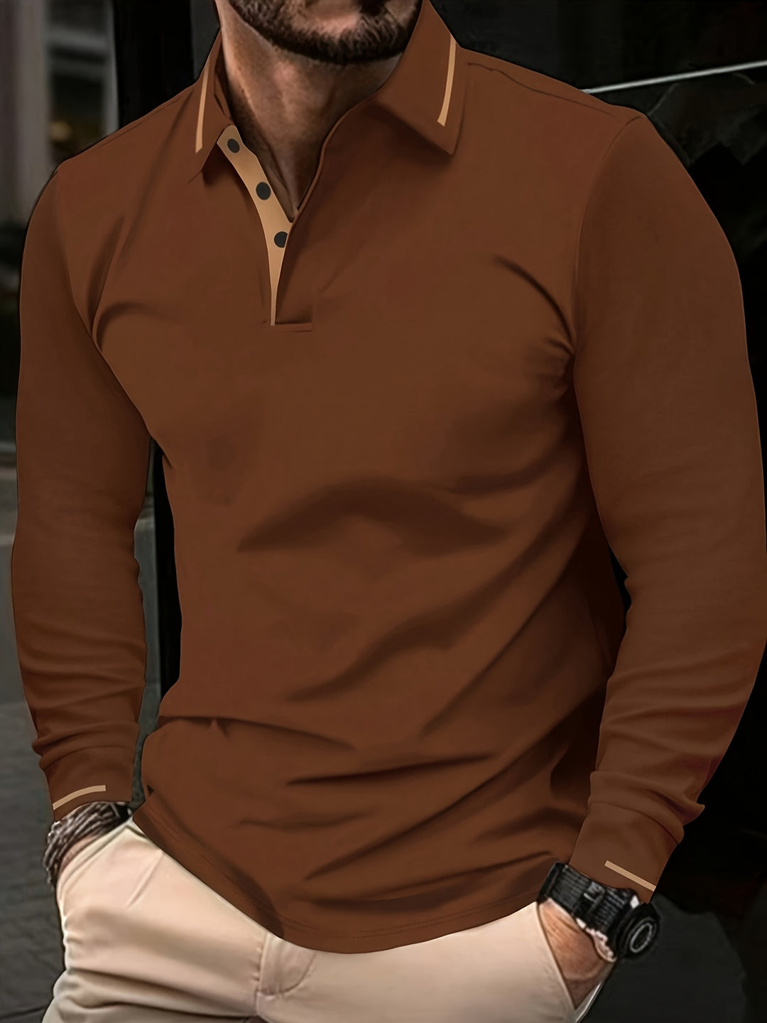 Russell | Refined Long-Sleeve Polo Shirt