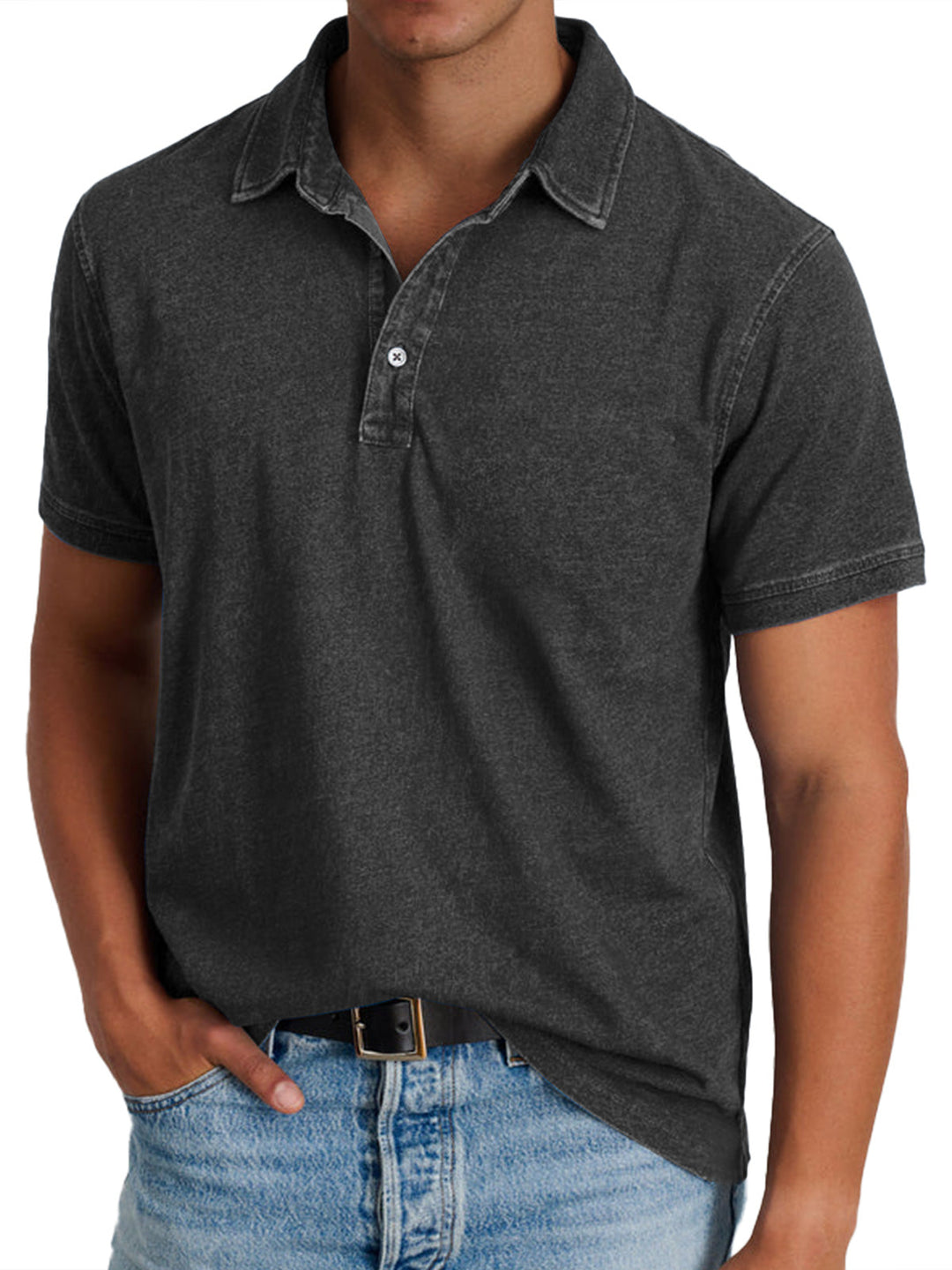 Bradley | Vintage-Wash Polo Shirt