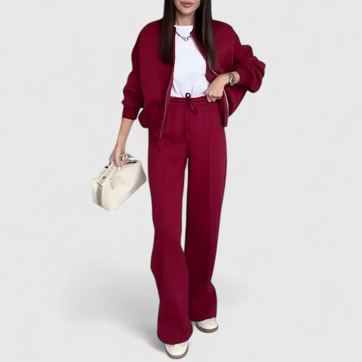 Suzanne | Relaxed Zip-Front Two-Piece Set