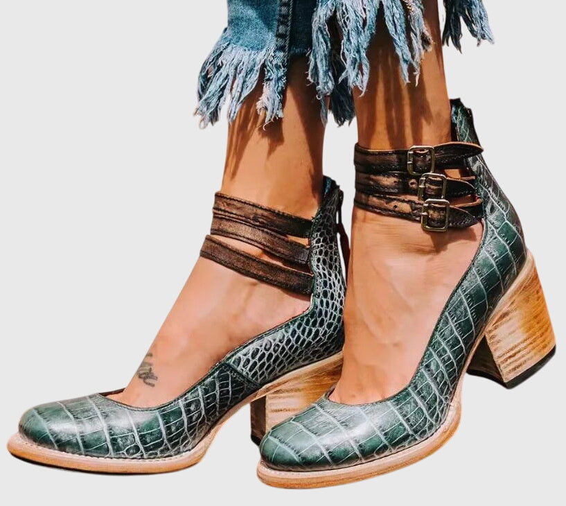 Rosemary | Timeless Block-Heel Heels