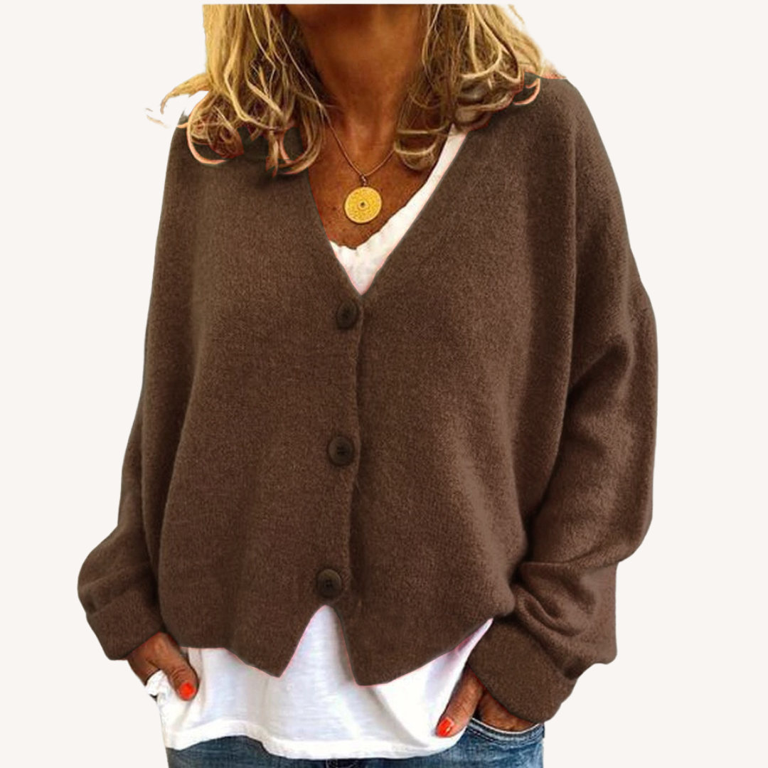 Margot | Relaxed Button-Front Cardigan