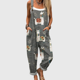 Tegan | Relaxed Llama Print Jumpsuit