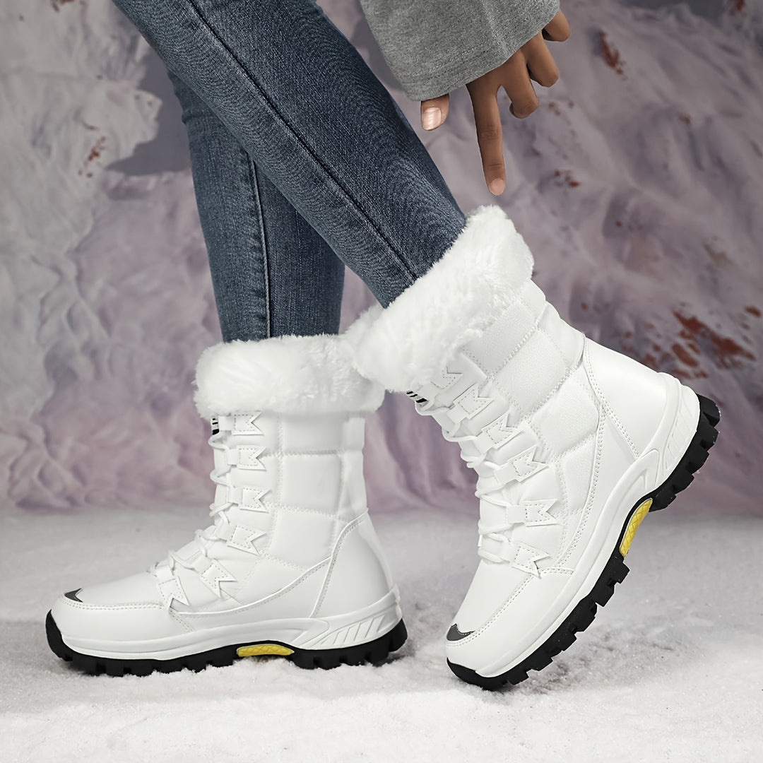 Wynter | Cosy Lace-Up Snow Boots