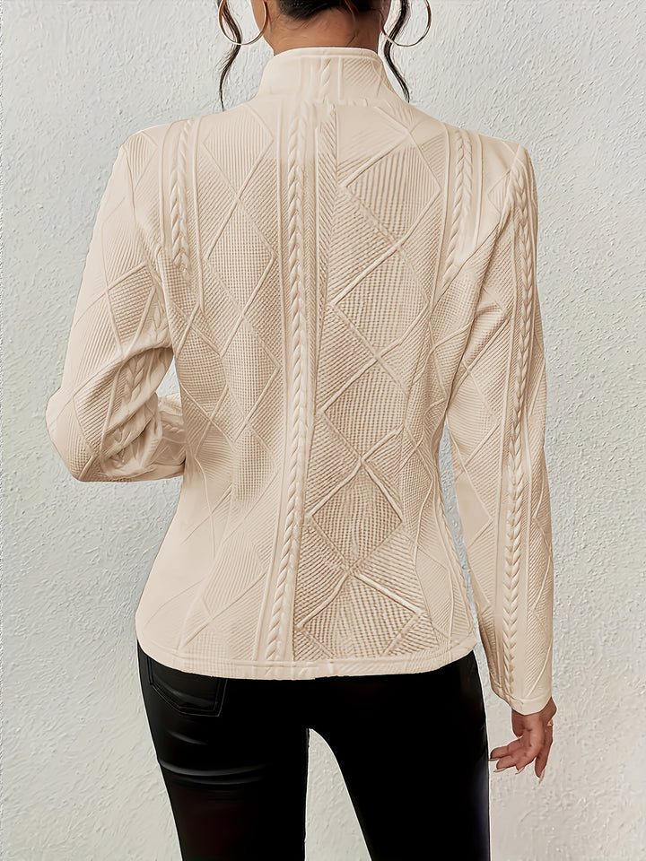 Loretta | Textured Button-Up Jacket