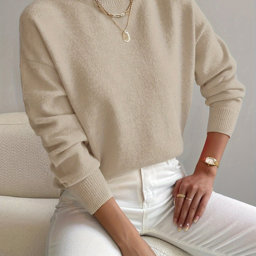 Sloane | Relaxed Mock Neck Jumper