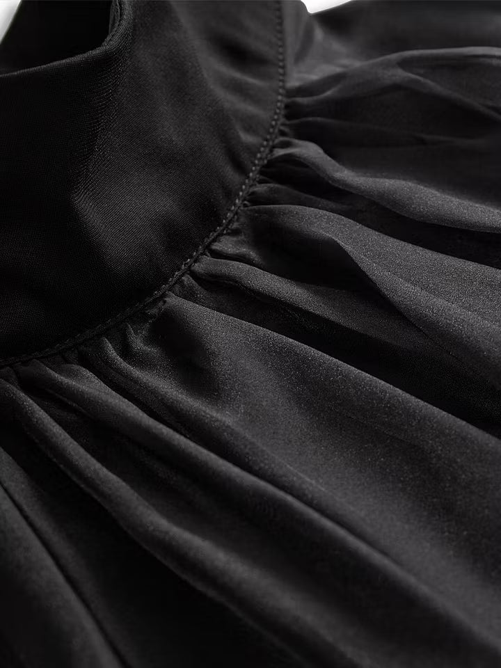 Solene | Refined High-Neck Blouse