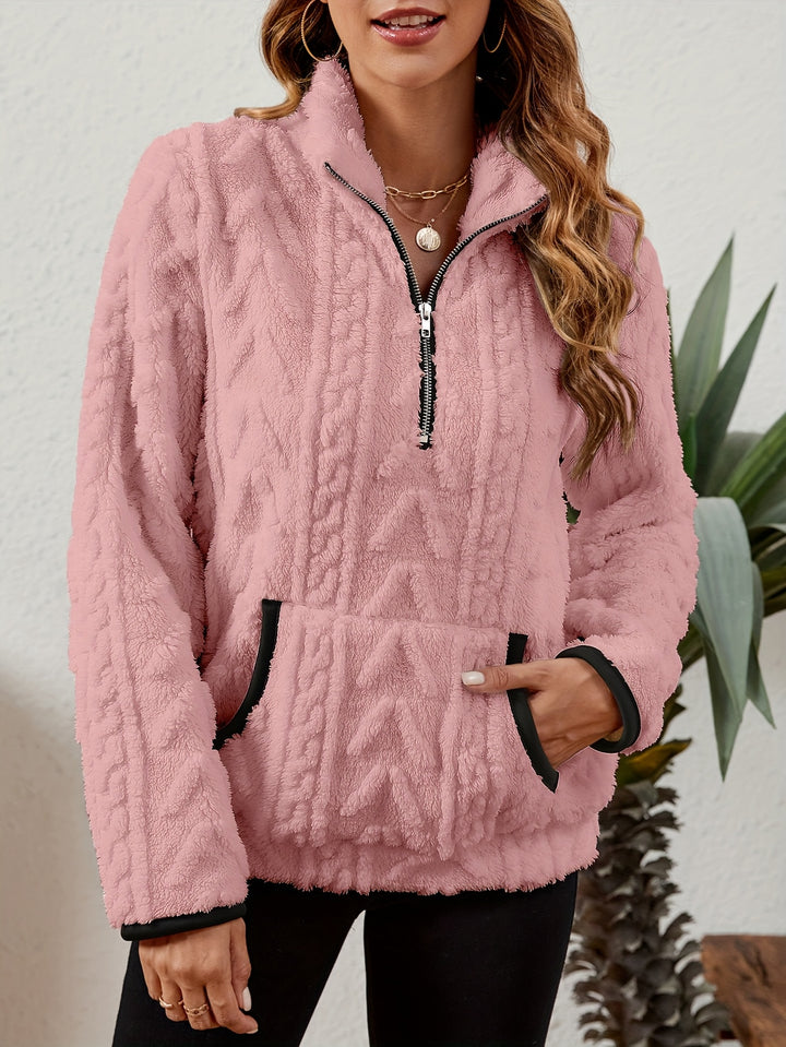 Juniper | Textured Half-Zip Pullover