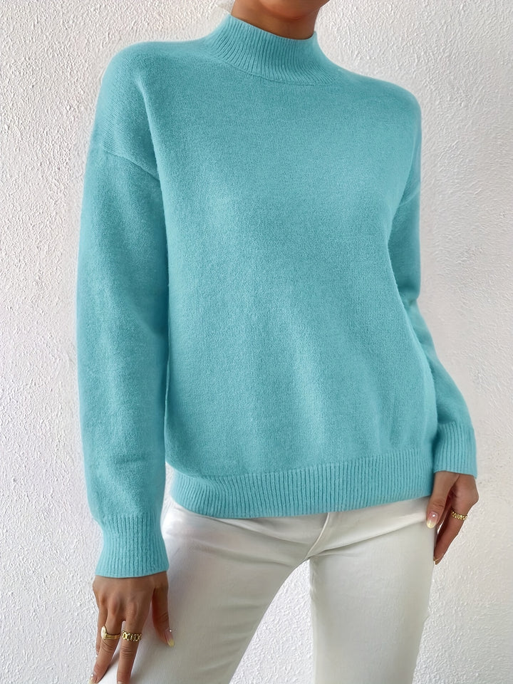 Sloane | Relaxed Mock Neck Jumper