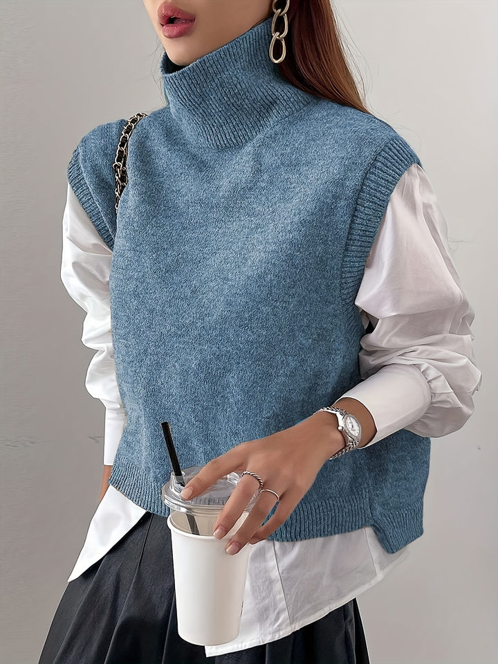 Eloora | High-Neck Sweater Vest