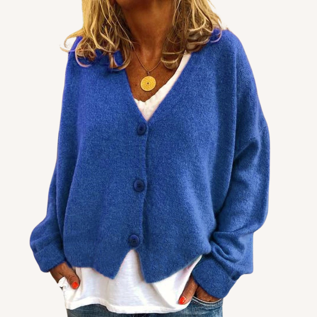 Margot | Relaxed Button-Front Cardigan