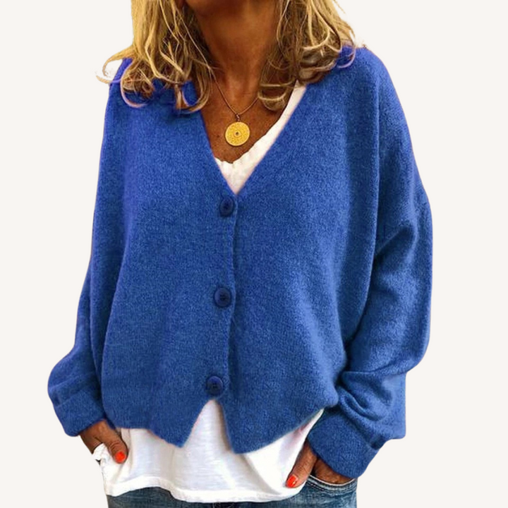Margot | Relaxed Button-Front Cardigan