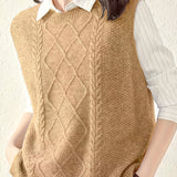 Evelina | Cable-Knit Vest