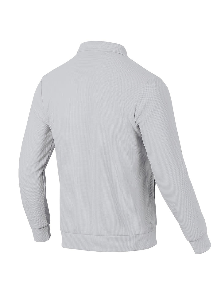 Gerald | Textured Button-Front Jacket
