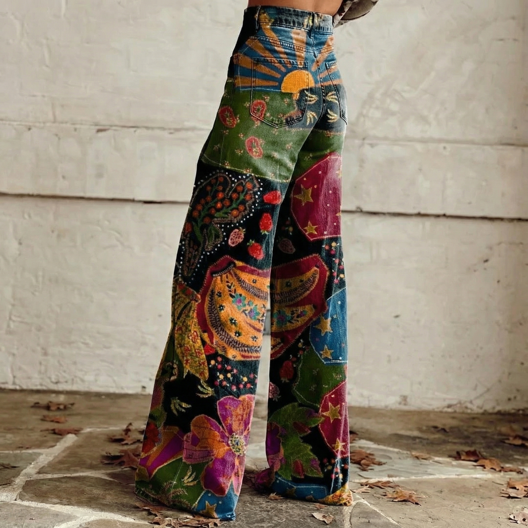 Willow | Boho Wide-Leg Trousers