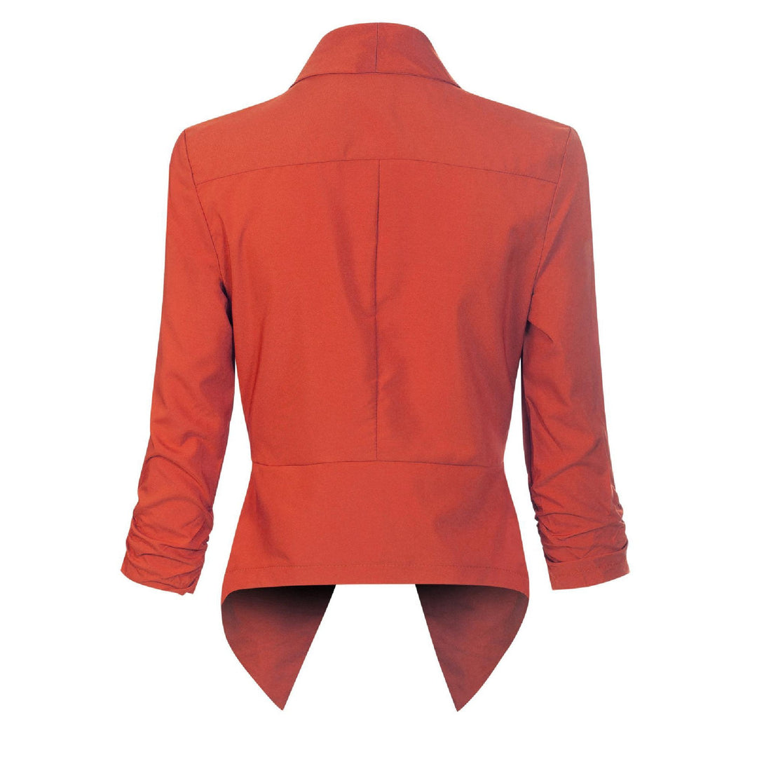 Camilla | Draped Open-Front Blazer