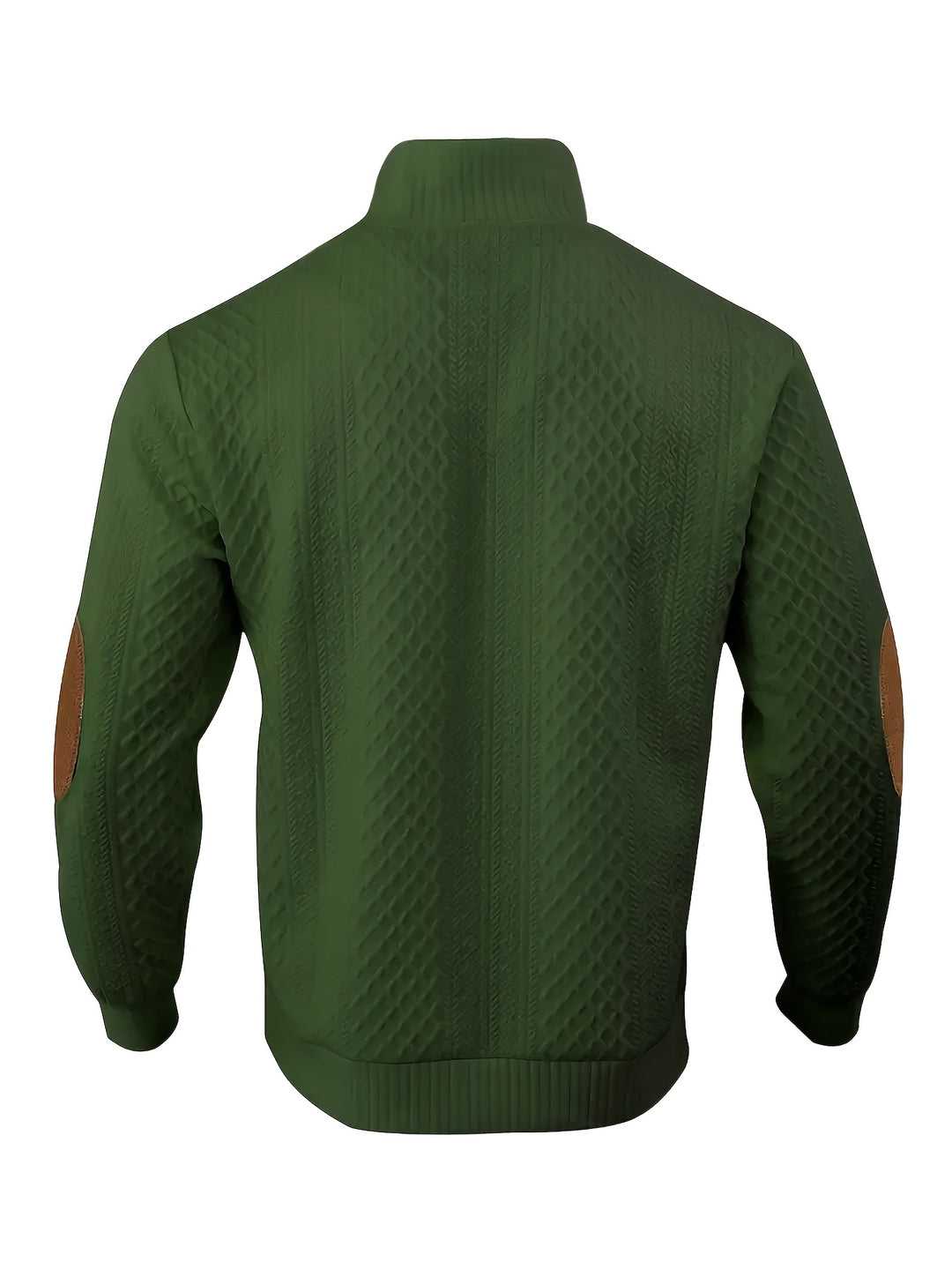 Donovan | Textured Stand-Collar Jumper