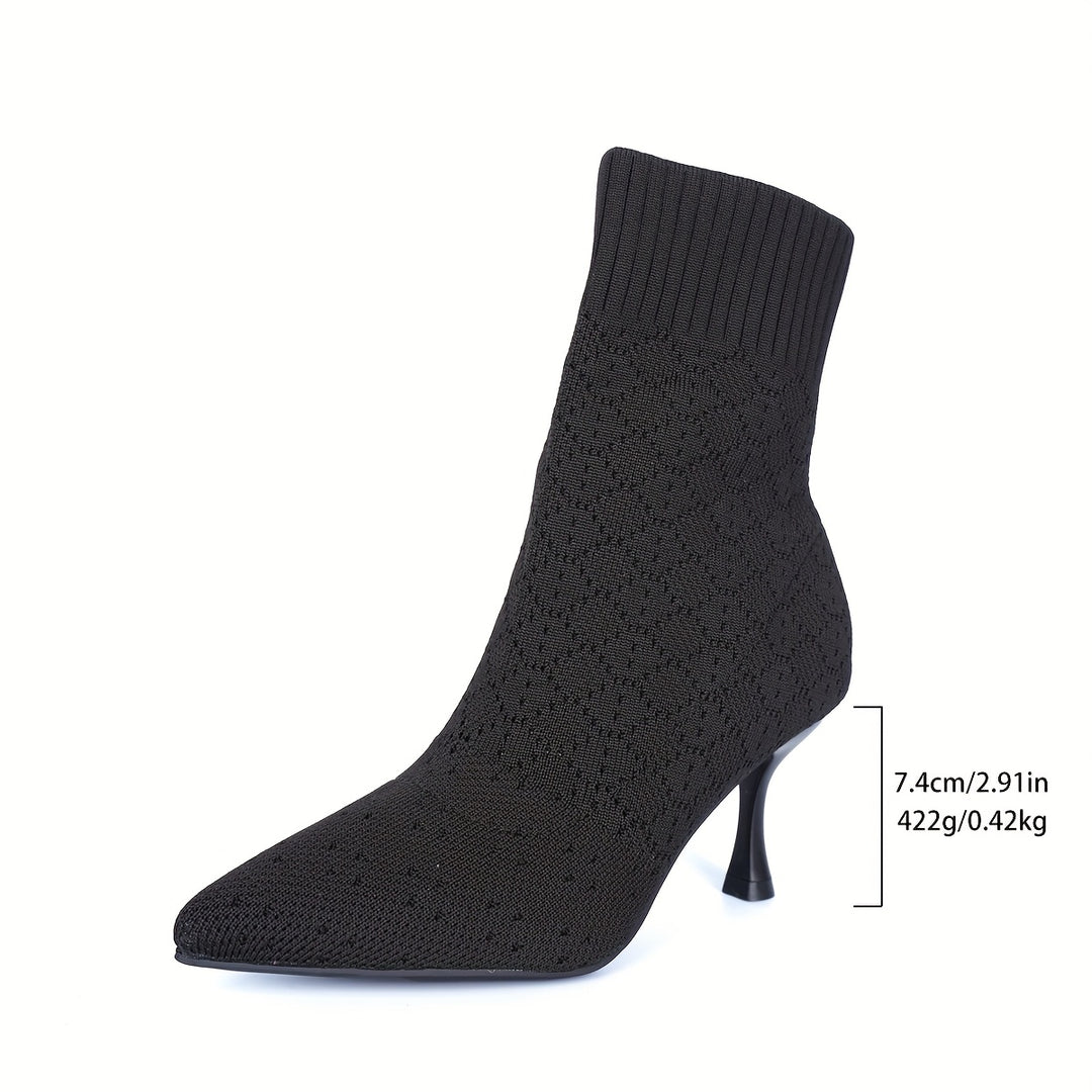 Evangeline | Sleek Pointed Ankle Boots