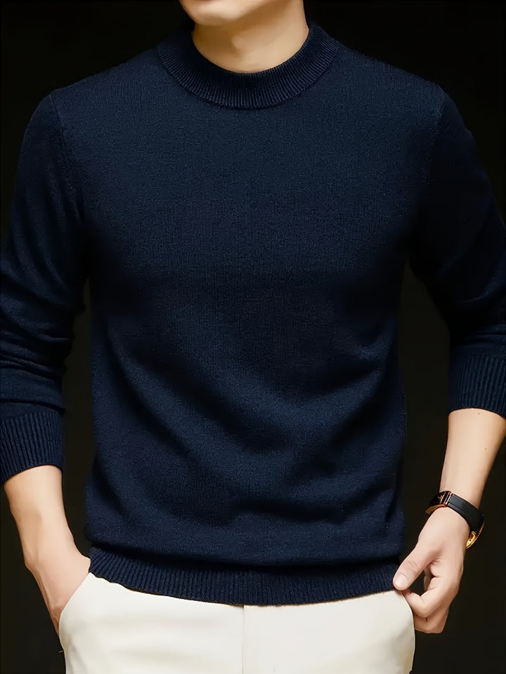 Emmett | Refined Mock Neck Sweater