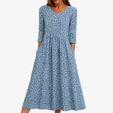 Ancilla | Ditsy Floral Midi Dress