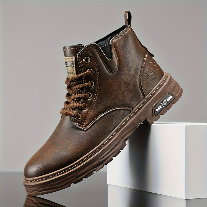 Wyatt | Rugged Lace-Up Ankle Boots