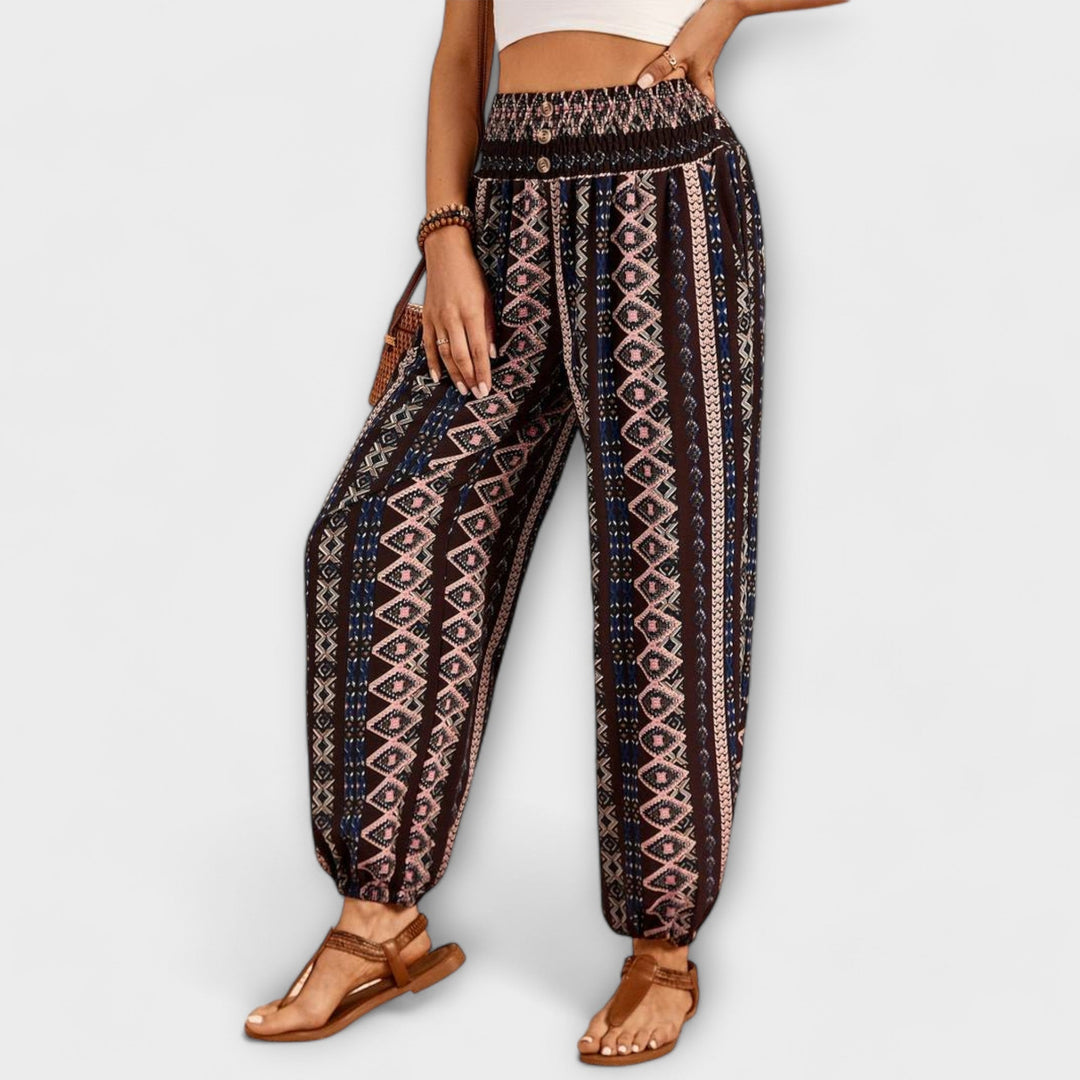 Sandra | Bohemian Wide-Leg Pants
