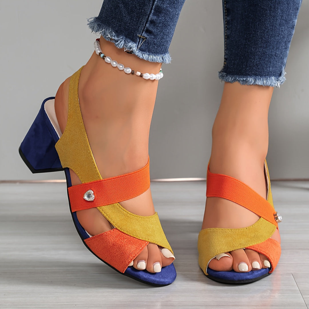 Mira | Cushioned Block-Heel Sandals