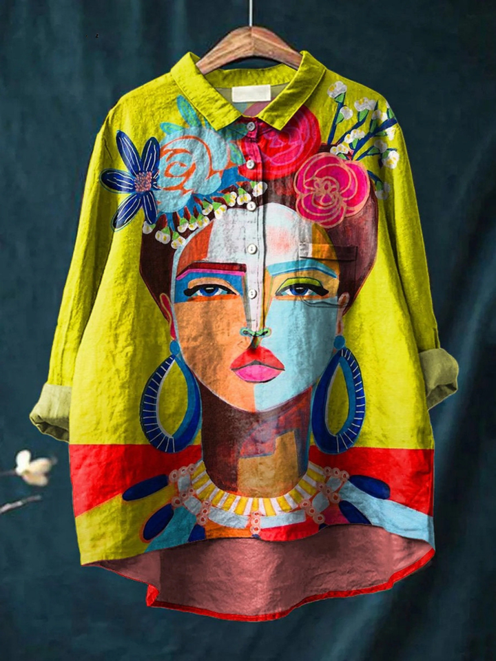 Bethany | Artistic Portrait Print Shirt
