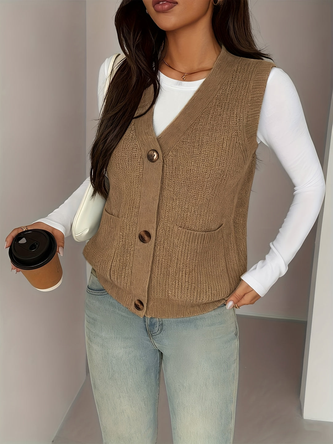 Annette | Button-Front Waistcoat