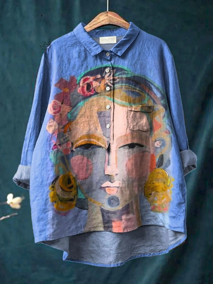Bethany | Artistic Portrait Print Shirt