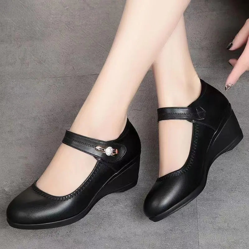Lorna | Elegant Comfort Wedge Shoes