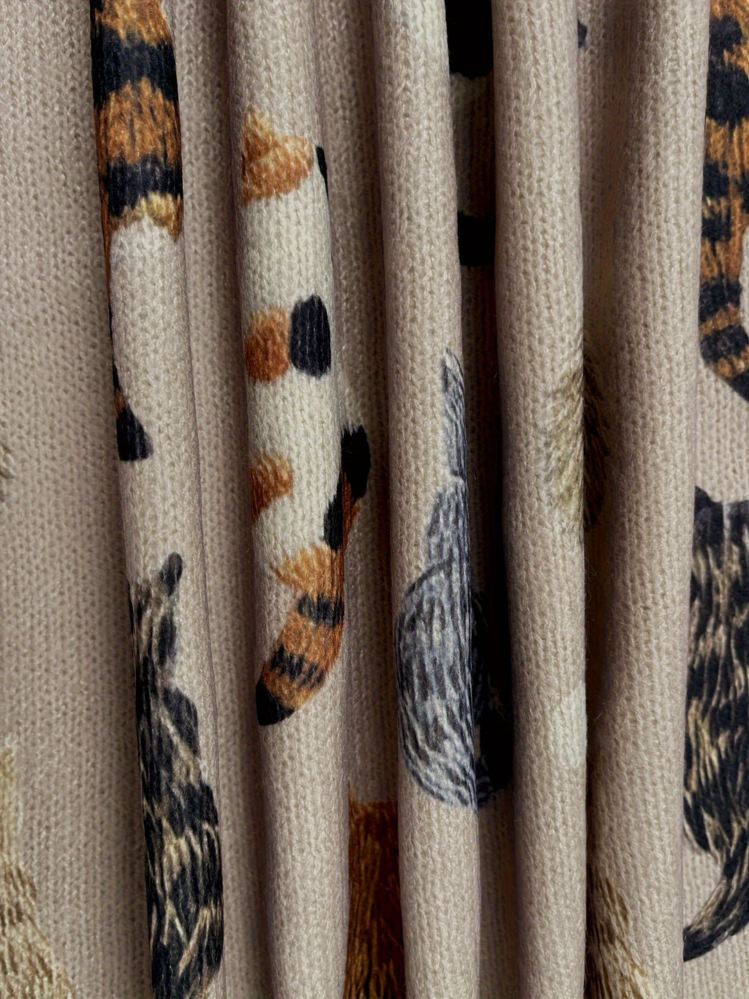 Winifred | Playful Cat-Print Crew Neck Jumper