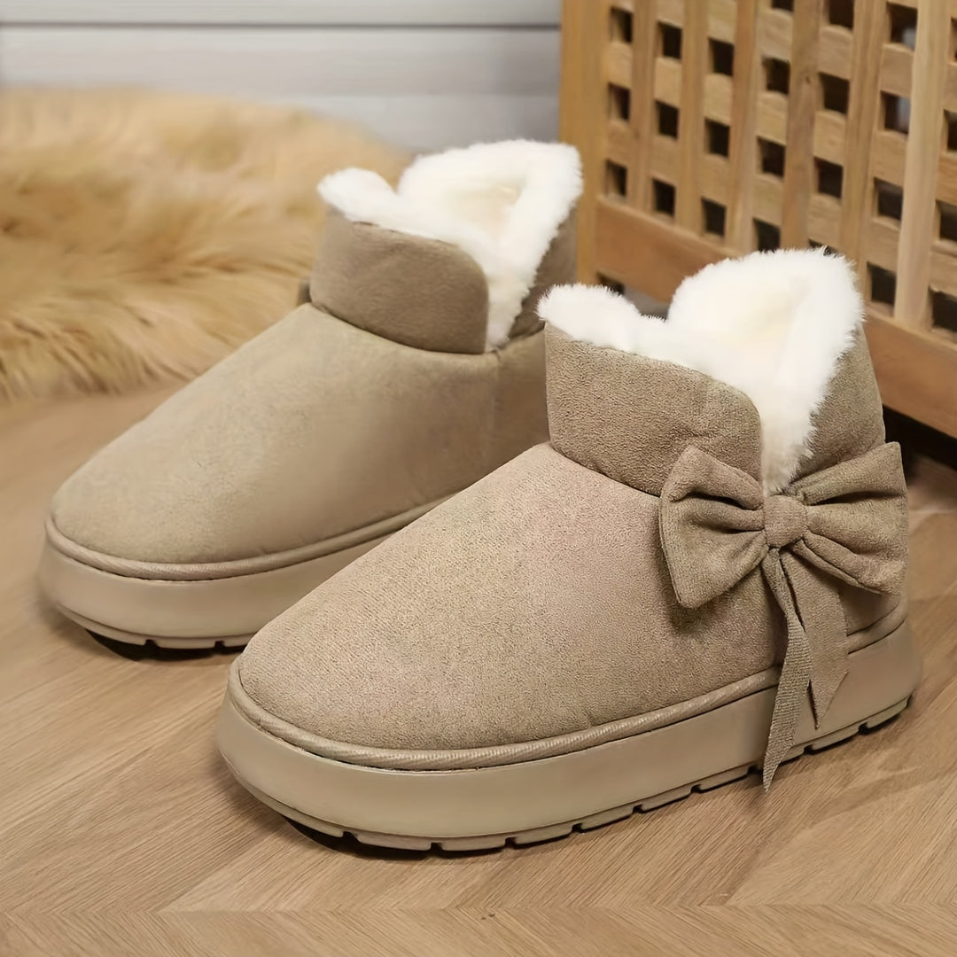 Marnie | Cosy Bow-Detail Ankle Boots