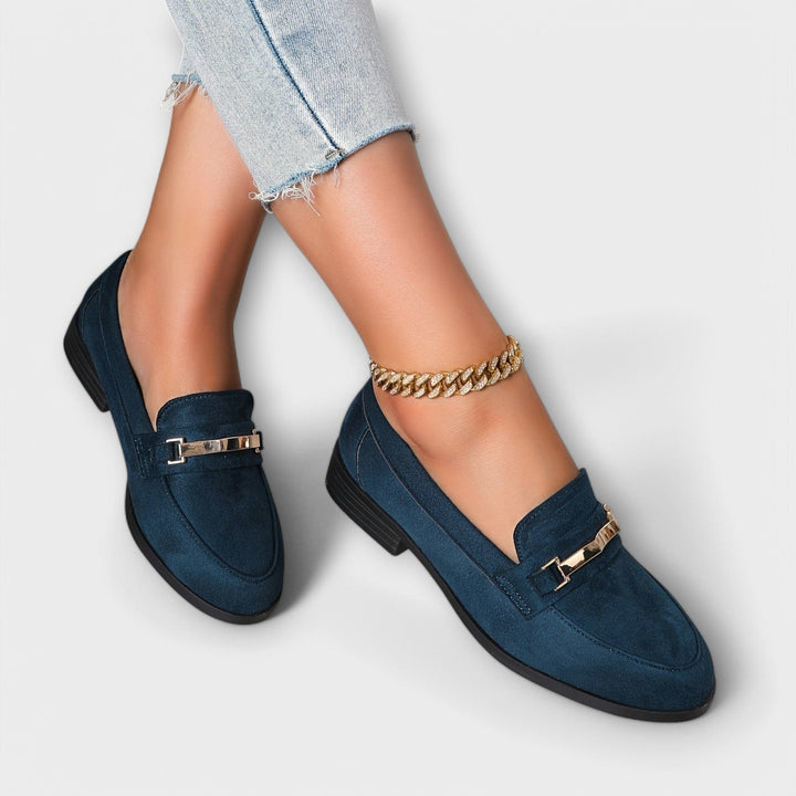 Clementine | Chain-Trim Loafers