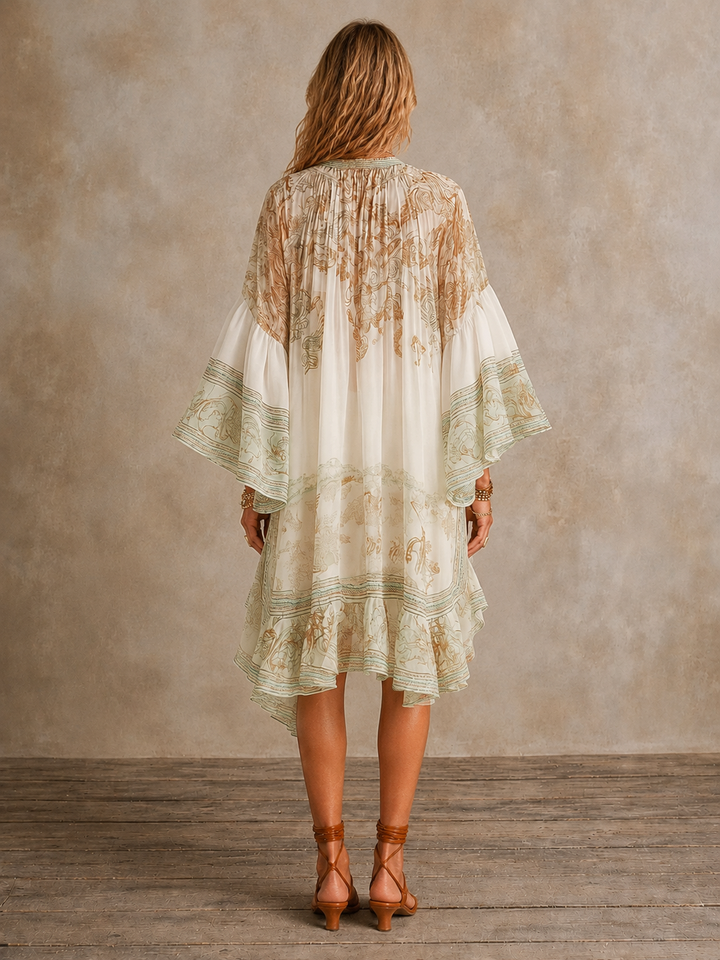 Amara | Ruffle Hem Mini Dress