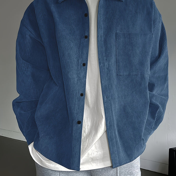 Sheldon | Relaxed Textured Button-Up Shirt