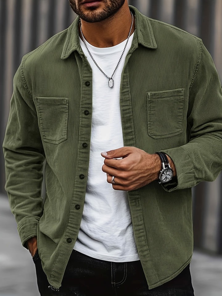 Dalton | Textured Ribbed Overshirt